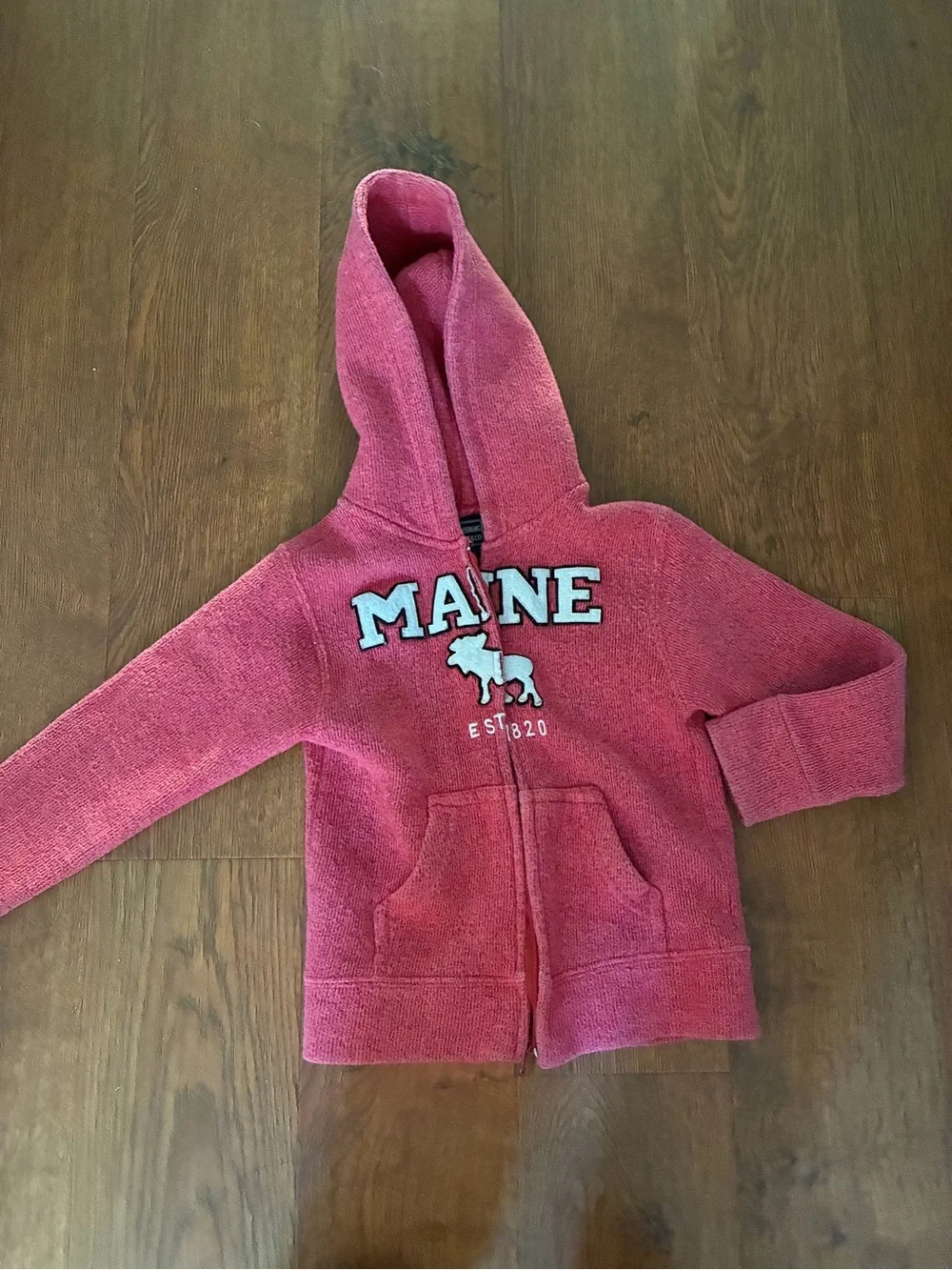 Beautiful vintage style Maine hooded kids jacket size S